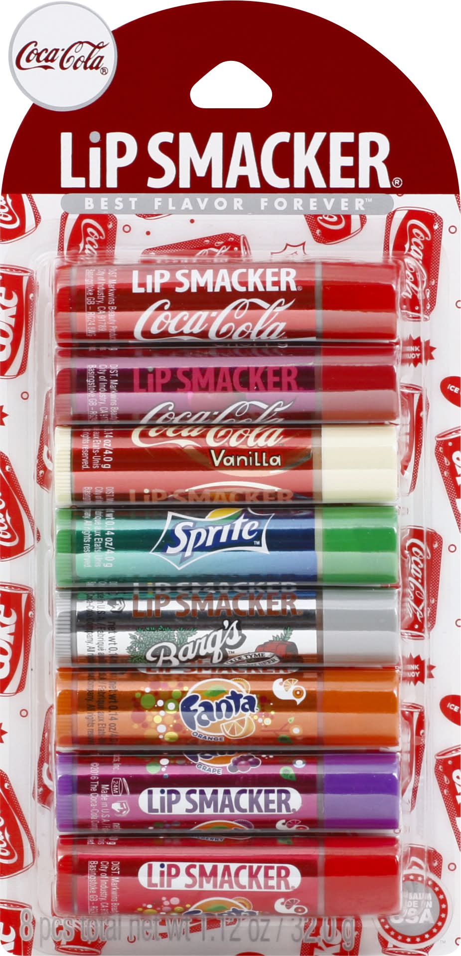 Lip Smacker Coca Cola Party Lip Balm (1.12 oz, 8 ct)