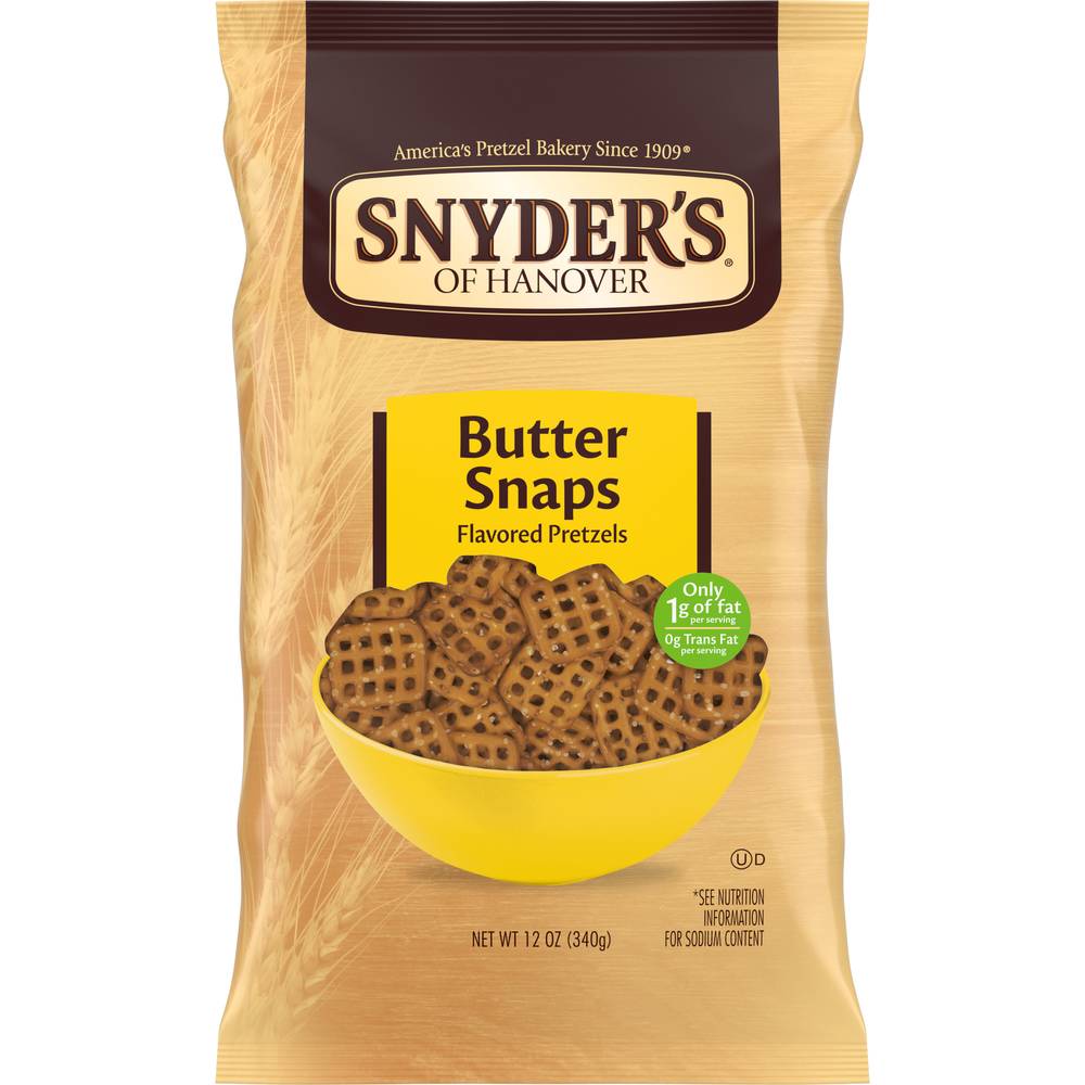 Snyder's of Hanover Butter Snaps Flavored Pretzels (12 oz)