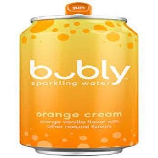 Bubly Can - Orange Cream