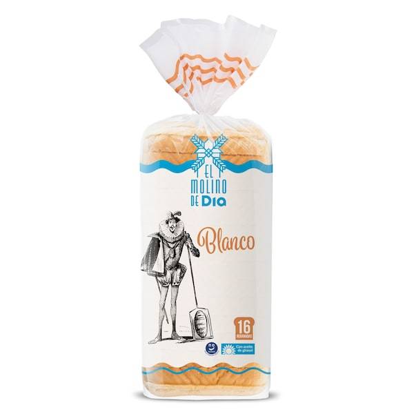 Pan de molde blanco El molino de Dia bolsa 460 g