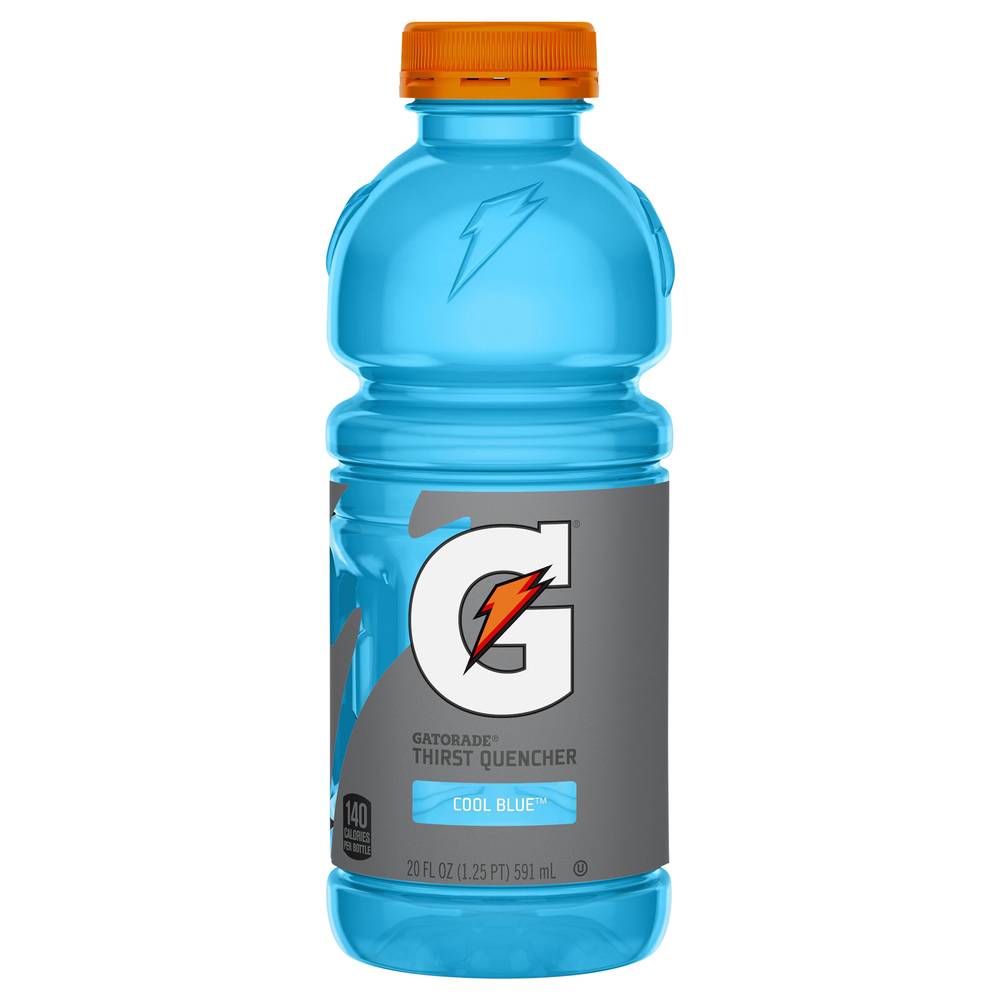 Gatorade Thirst Quencher Electrolyte Sports Drink (20 fl oz) ( cool blue)