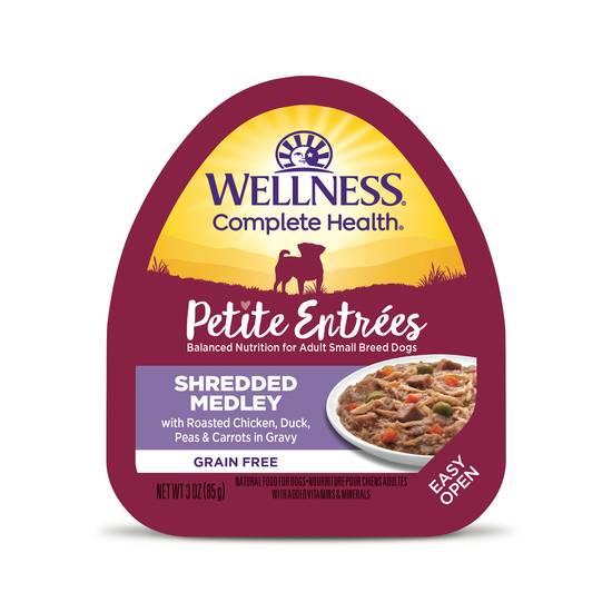 Wellness Petite Entrées Shredded Medley Dog Food