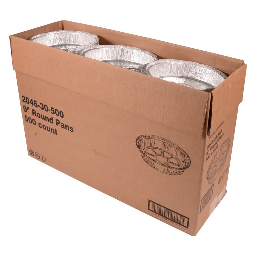 HFA Round Foil Containers, 9 in