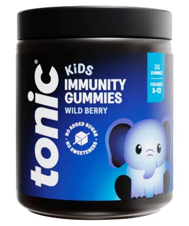 Tonic Health Wildberry, 4-12 Years, Kids Immunity Gummies (30 pack)