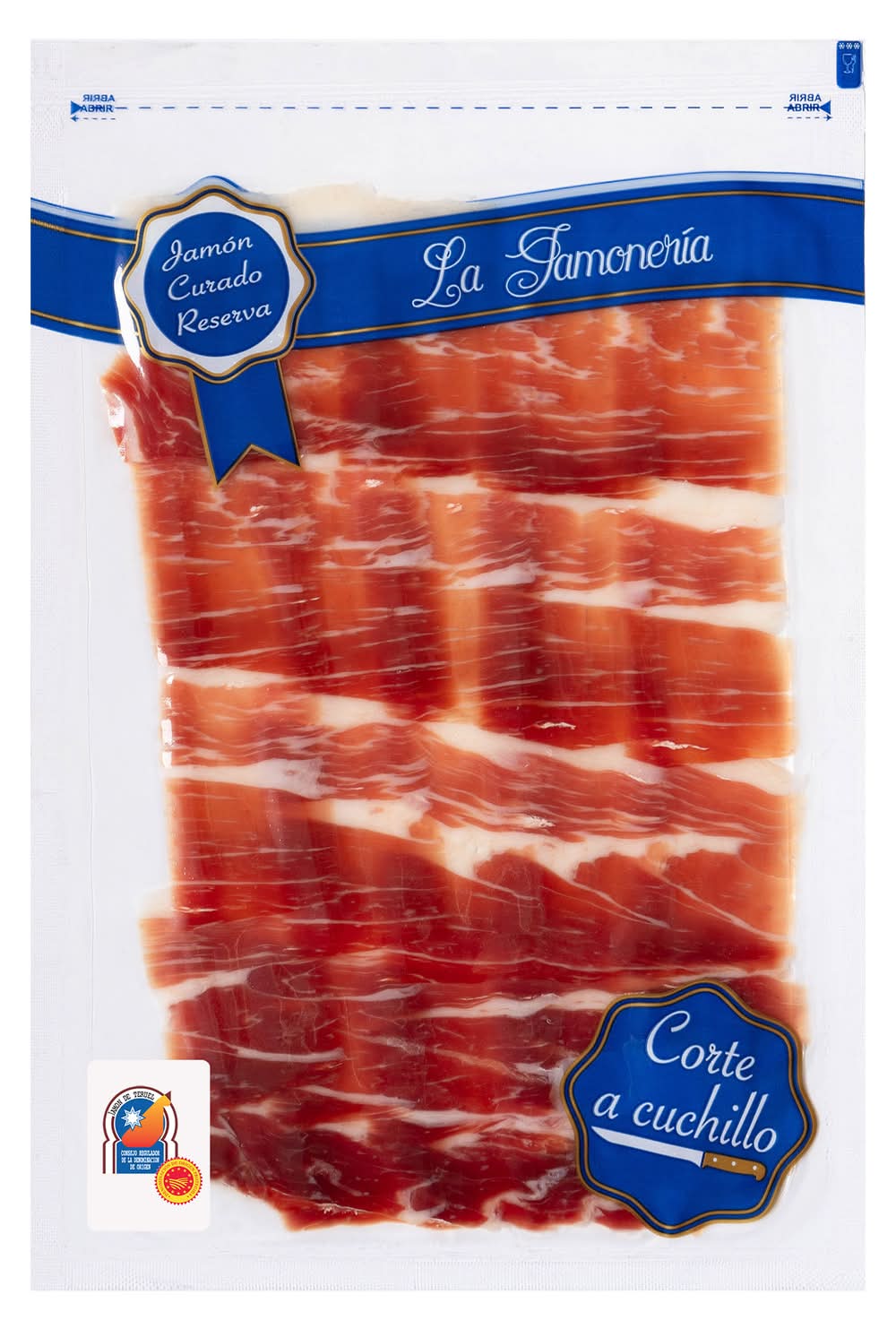 Jamón cortado a cuchillo · La Jamonería (80 g)