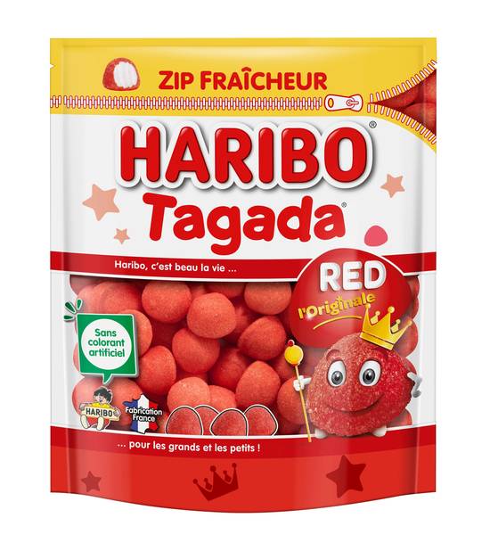 Haribo - Bonbons fraise tagada zip fraicheur