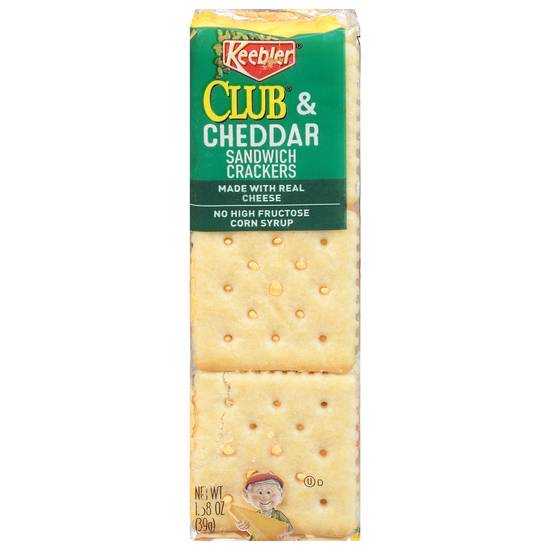 Keebler Club & Cheddar Sandwich Crackers (1.38oz count)