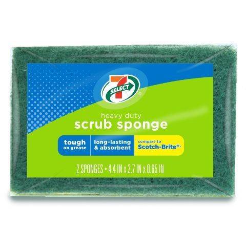 7-Select Heavy Duty Scrub Sponge (2 ct)