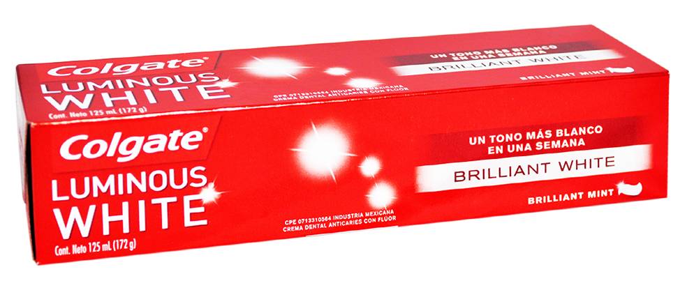 Colgate PAST DENT LUMINOUS WHIT *125ML