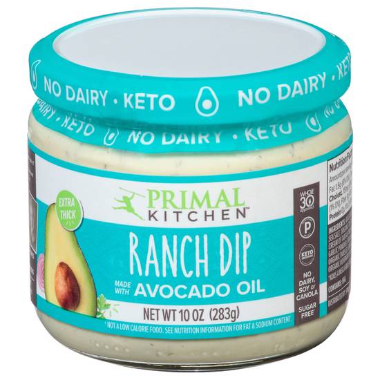 Primal Kitchen Extra Thick Ranch Dip With Avocado Oil