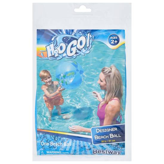 H2ogo! 20 Inch Ages 2+ Designer Beach Ball
