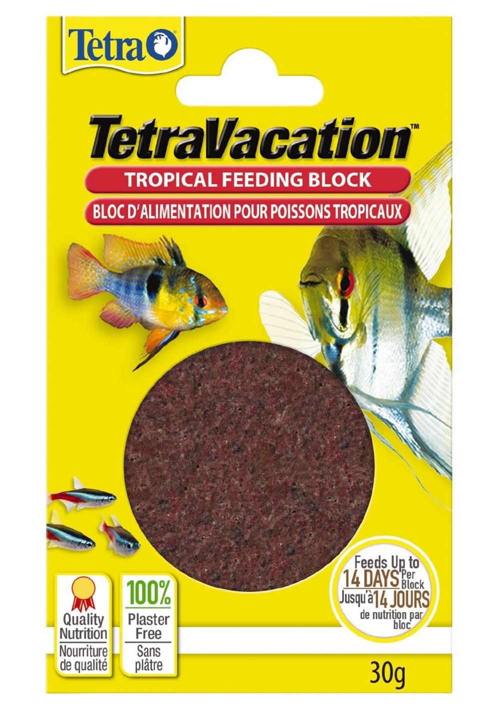 Tetra Vacation Tropical 14 Day Feeding Block Fish Food, 1 oz