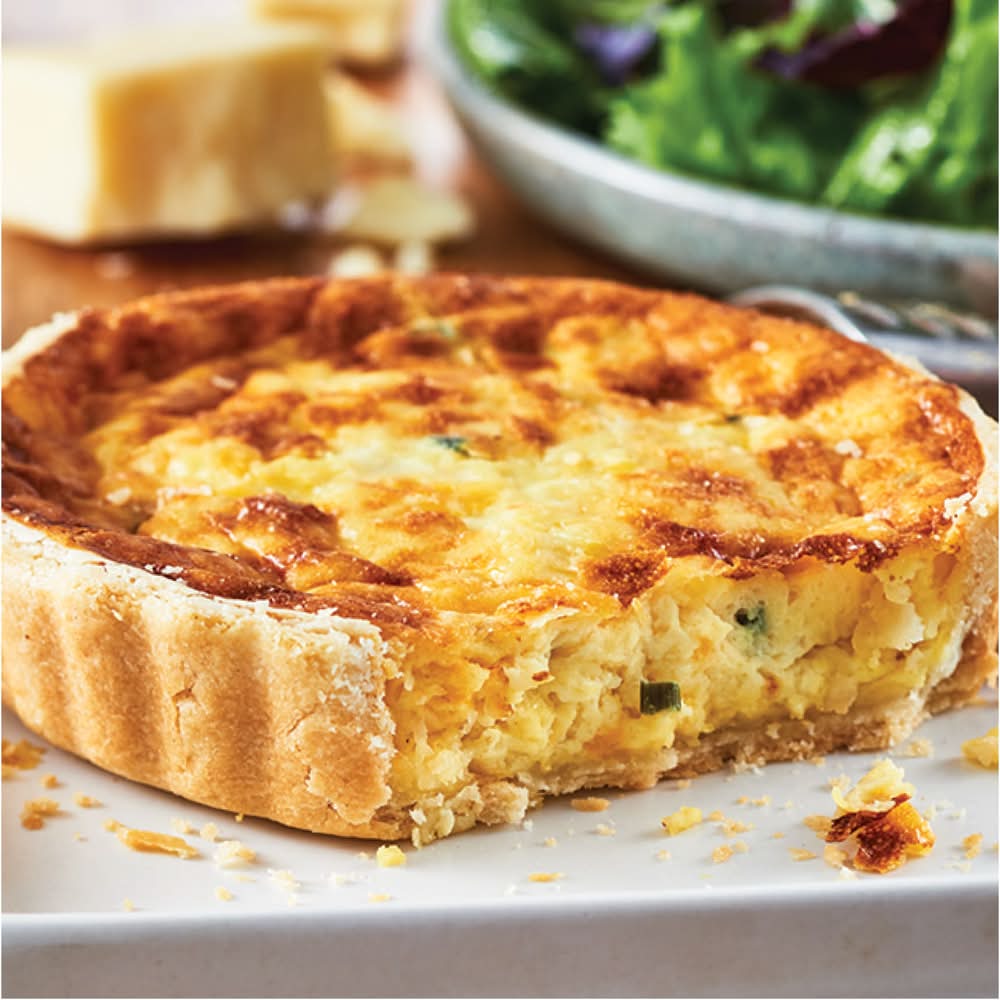 M&M Food Market Three Cheese Quiche