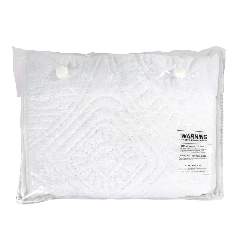 Funda Almohada Quilt 50 x 70 cm Blanco