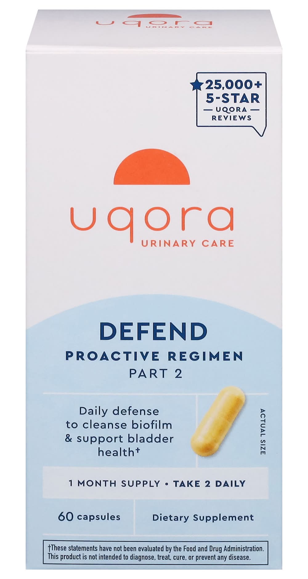 Uqora Defend Urinary Tract Health Supplement (60 ct)