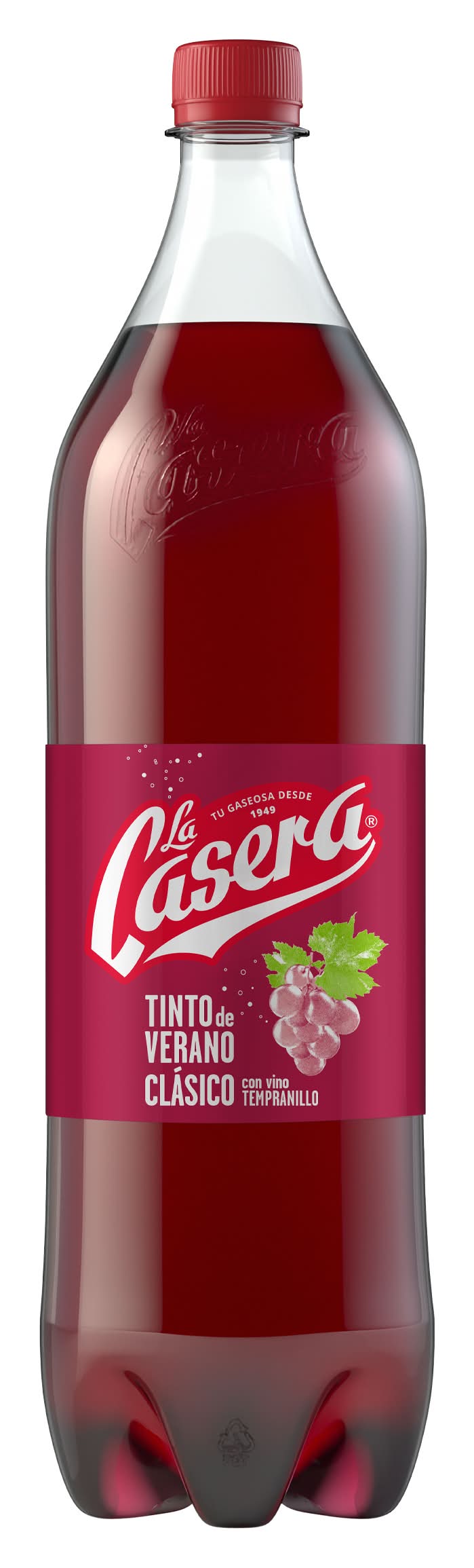 Tinto de verano clásico con gaseosa · La Casera - Uva (1,5 L)
