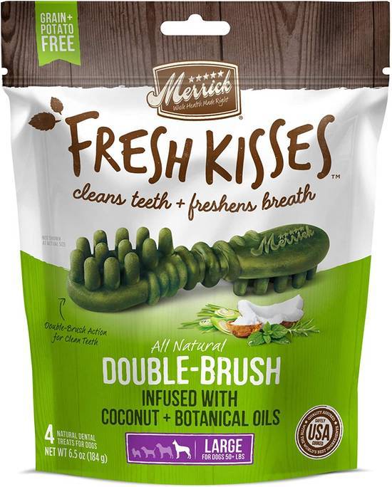 Merrick Large Fresh Kisses Coconut + Botanical Oil For Dogs (6.5 oz)