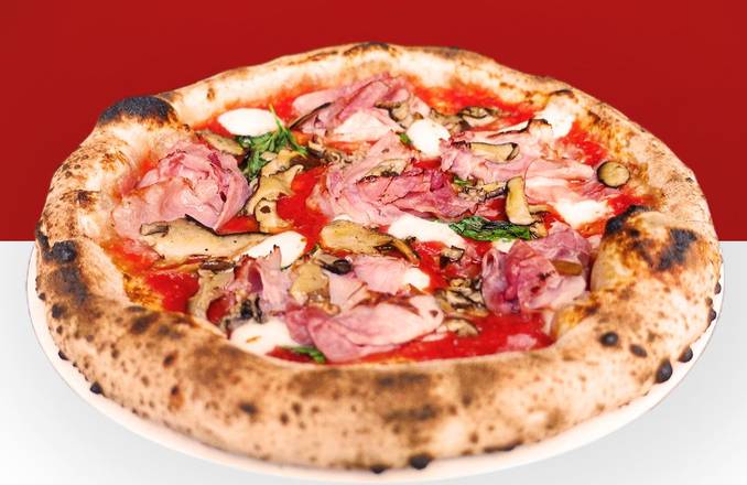 Prosciutto cotto e funghi