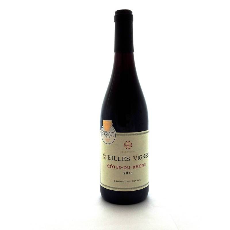 Sélection Vieilles Vignes - Vin rouge côte du rhône, 2016 (750ml)