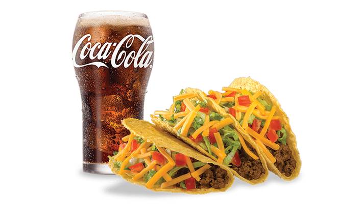 Texas T-Brand Tacos® w/Drink (3)