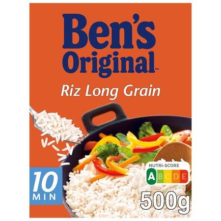 Riz long grain 10 min BEN'S ORIGINAL - la boite de 500 g