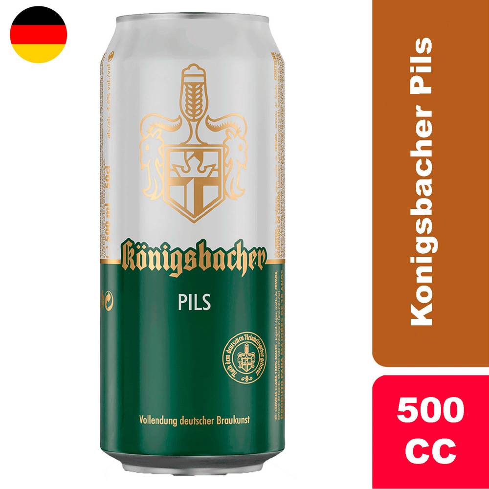 Konigsbacher cerveza pils (lata 500 ml)