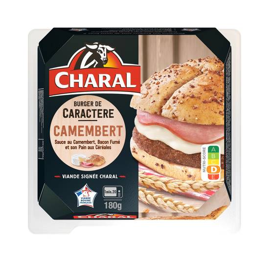 Charal - Burger de caractère au camembert et bacon fumé