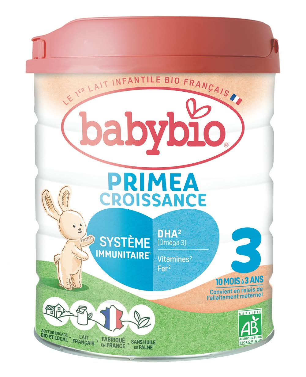 Babybio - Primea croissance 3, de 10 mois à 3 ans (800g)