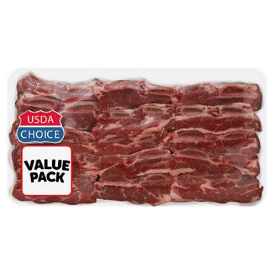 Usda Choice Beef Chuck Short Rib Flanken Style Value Pack