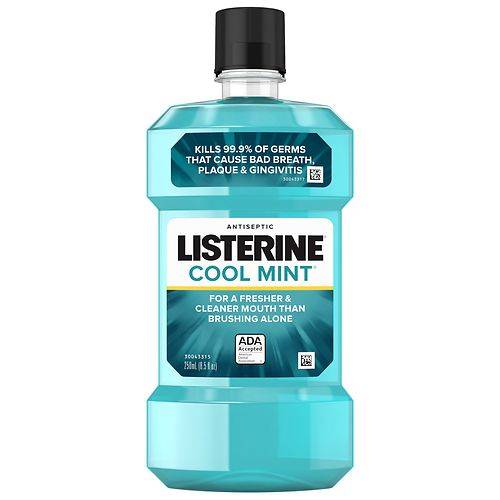 Listerine Cool Mint Antiseptic Mouthwash Mint - 8.5 ml