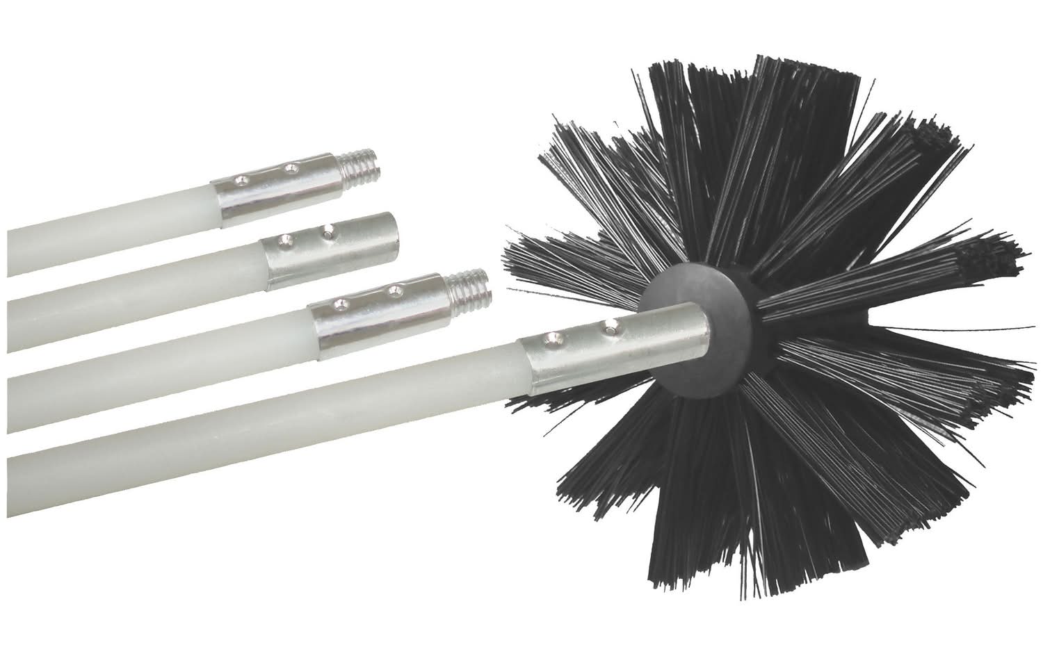 Deflect-O 4 In. D Black/White Aluminum Duct Cleaning Kit