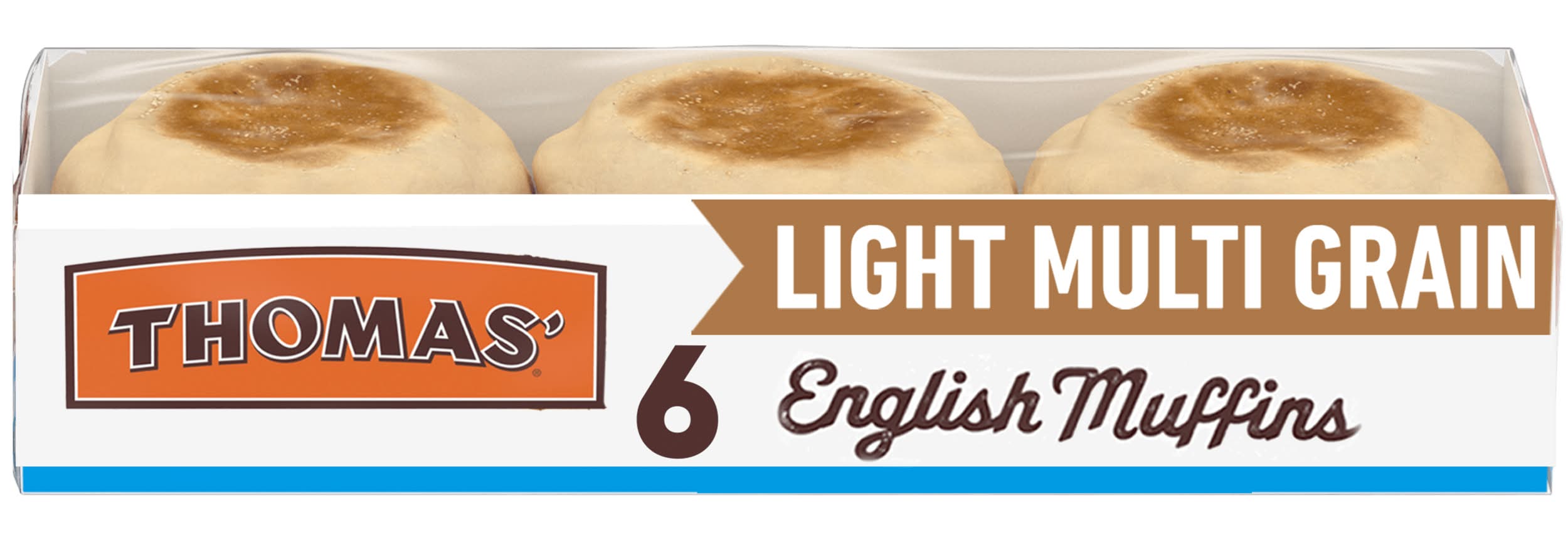 Thomas Light Multi Grain English Muffins (12 oz, 6 ct)
