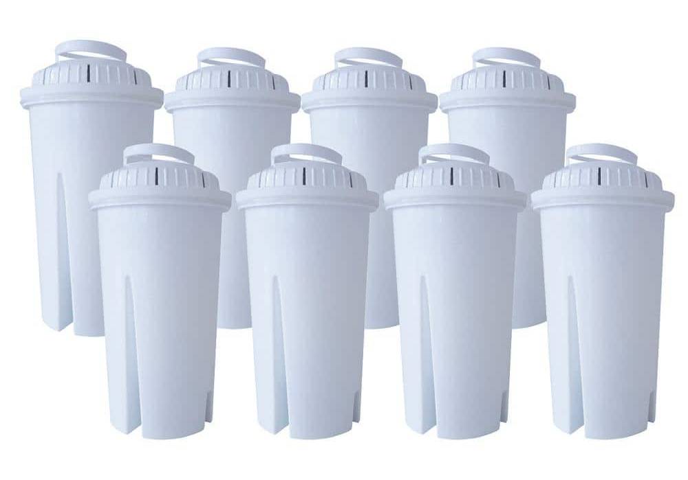 HDX Pitcher Replacement Water Filter Cartridges, Skyblue (8 ct)