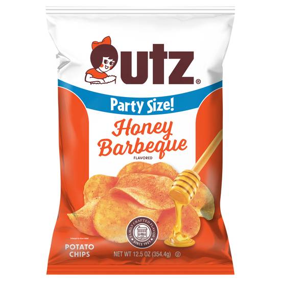 Utz Honey Barbeque Potato Chips (honey barbeque )