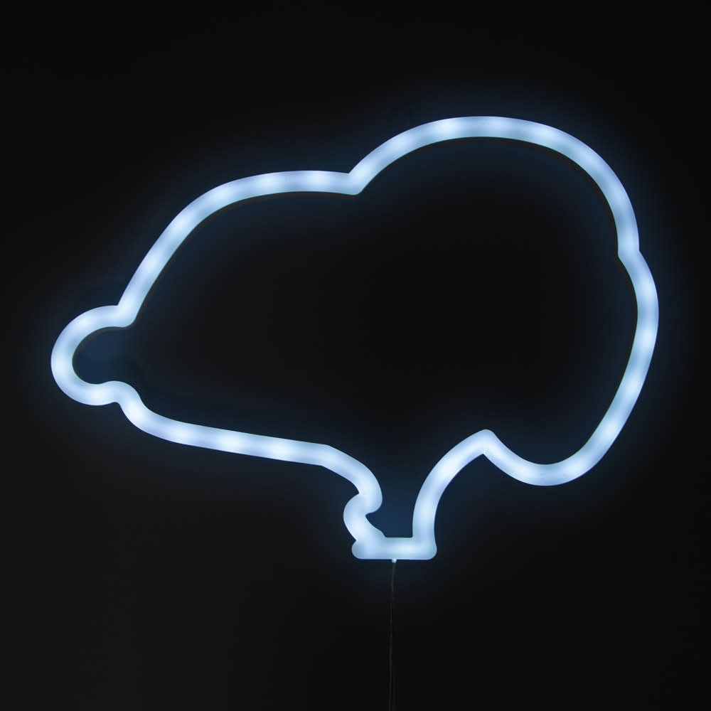 Peanuts® Neon Wall Art Snoopy