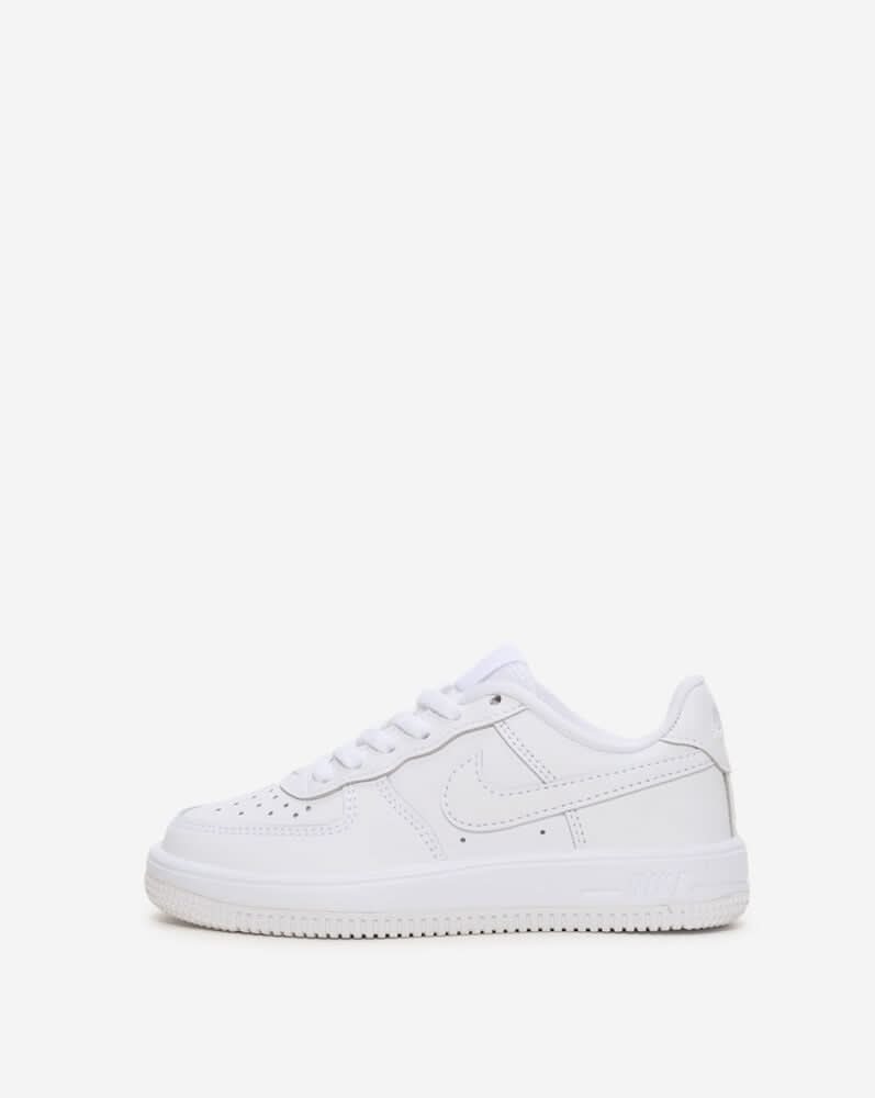 Nike Little Kids Force 1 Casual Shoes, 12, White