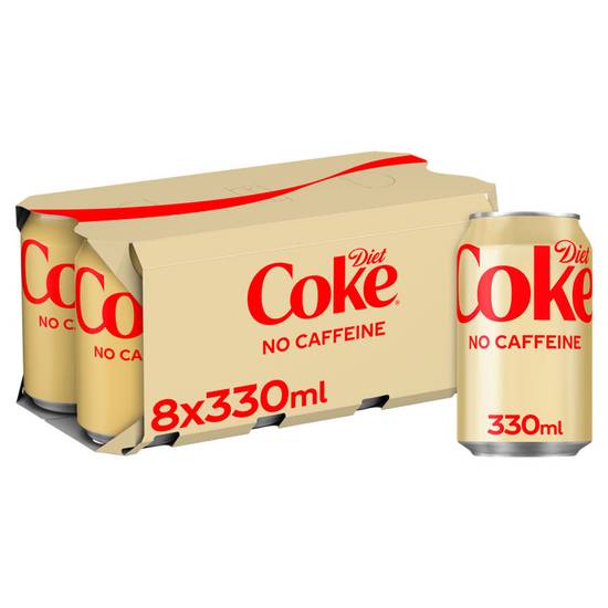 Diet Coke Caffeine Free 8x330ml cans