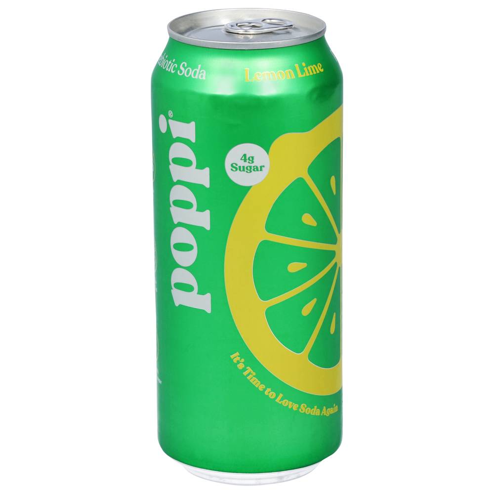 poppi Lemon Lime Soda (16 fl oz)