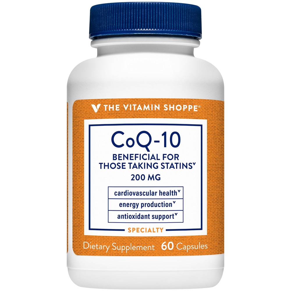 Coq-10 - Supports Cardiovascular Health & Energy Production - 200 Mg (60 Capsules)