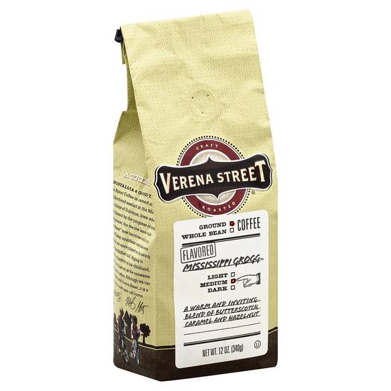 Verena Street Ground Medium Coffee (12 oz) (mississippi grogg)
