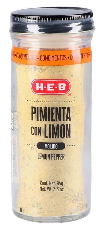 H-E-B · Pimienta molida con limón (94 g)