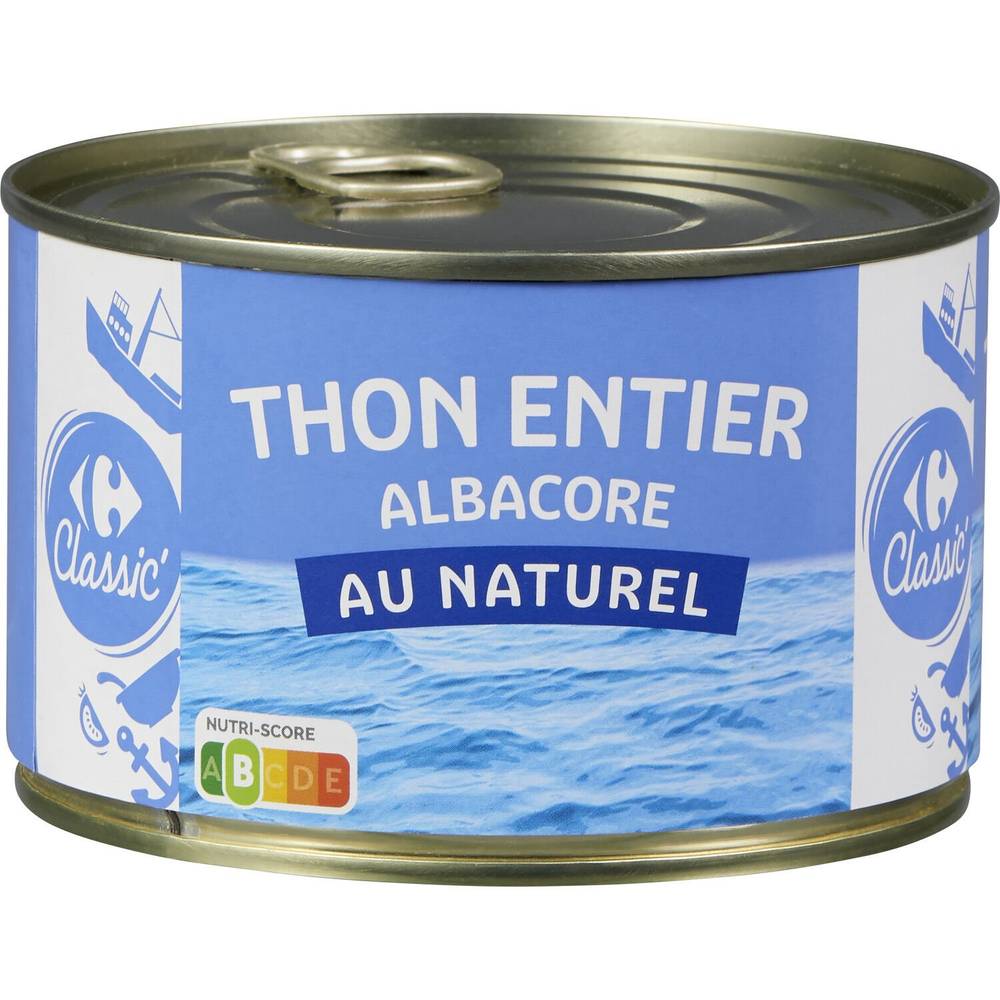 Carrefour Extra - Thon entier albacore au naturel