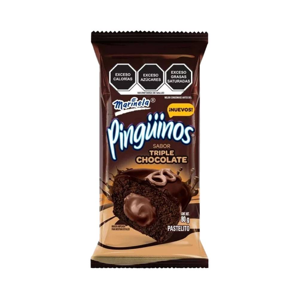 PINGUINOS TRIPLE CHOCOLATE  80G