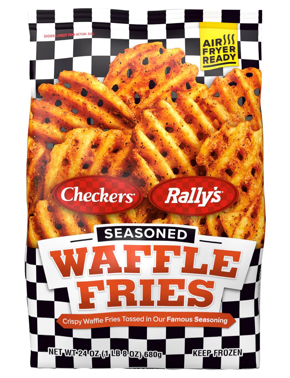 Checkers and Rally's Seasoned Waffle Fries (24 oz)