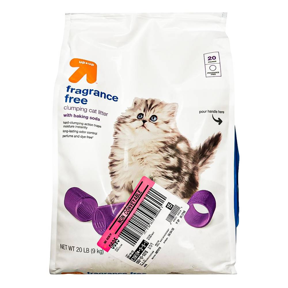 up&up Fragrance Free Clumping Cat Litter (20 lbs)