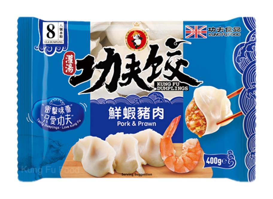 Kung Fu Prawn & Pork Dumplings (400g)