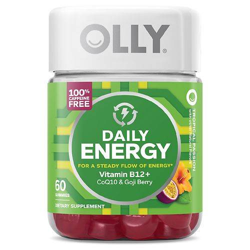 OLLY Daily Energy Vitamin B12 Dietary Supplement Tropical Passion - 60.0 ea