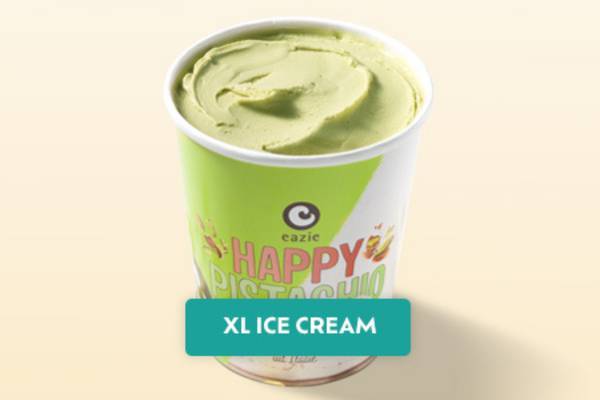 Eazie ice cream Happy Pistachio (XL - 420ml) (vegetarisch)