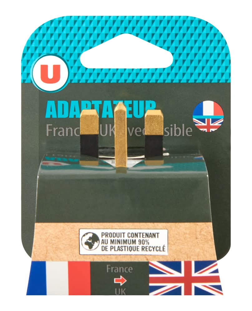 Adaptateur mâle UK femelle FR