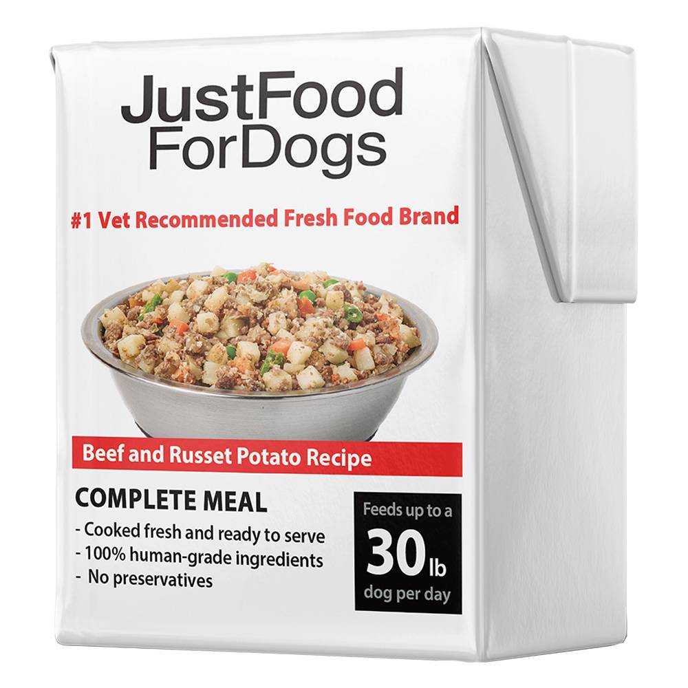 JUST FOOD FOR DOGS Beef & Russet Potato Adult Wet Dog Food, Beef & Potato (30 lbs)